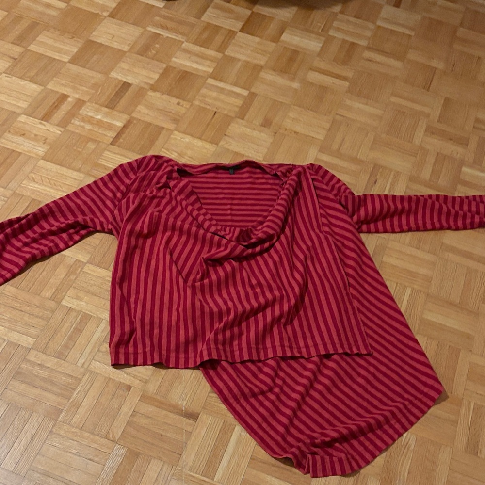 Oska Striped Red Women's Top